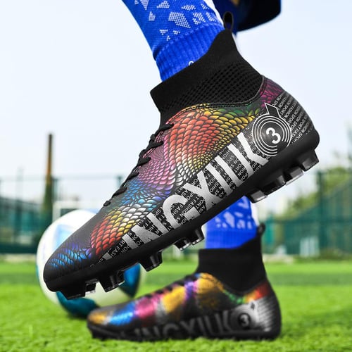 Fashion Unisex Soccer Shoes Football Cleats Soccer Ankle Boots