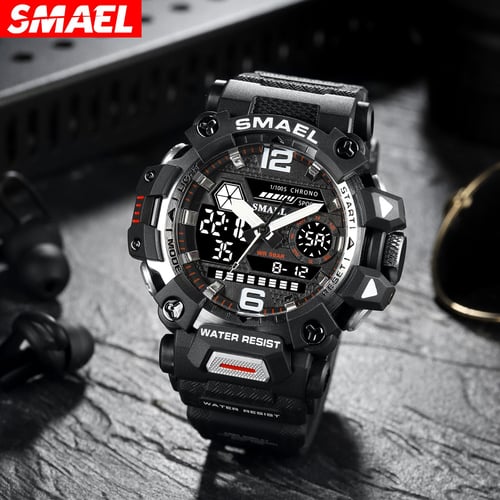 Luminous discount military watch