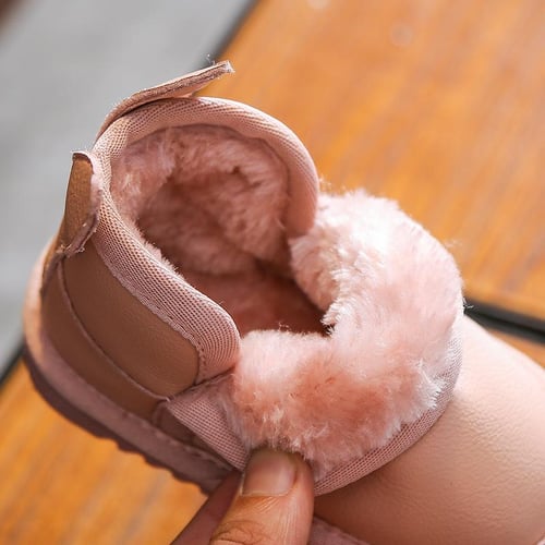 Baby boy hot sale fur boots