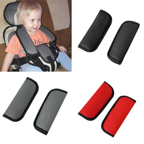 2 Pcs Car Child Safety Seat Belt Shoulder Cover Baby Stroller Seat