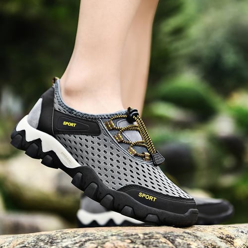 Four Seasons Men s Lightweight Cold Sticky Upstream Outdoor Multifunctional Non Slip Mesh Beach Shoes buy Four Seasons Men s Lightweight Cold Sticky