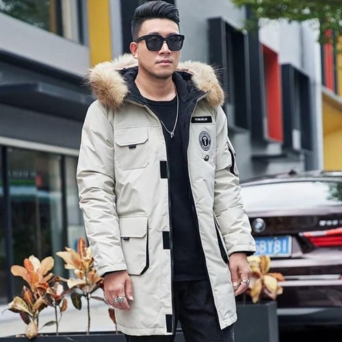 Mid length winter jacket top