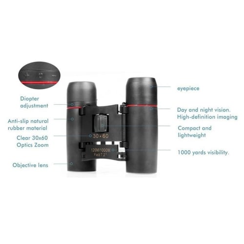 Aurosports 30x60 cheap folding binoculars