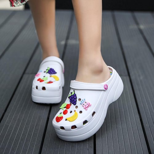 Summer Women Clogs Height Increase Fashion Platform Clogs Sandals