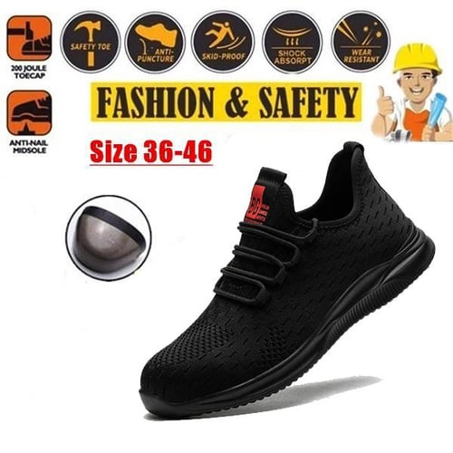 Fashion Steel Toe Air Safety Boots Indestructible Ryder Shoes