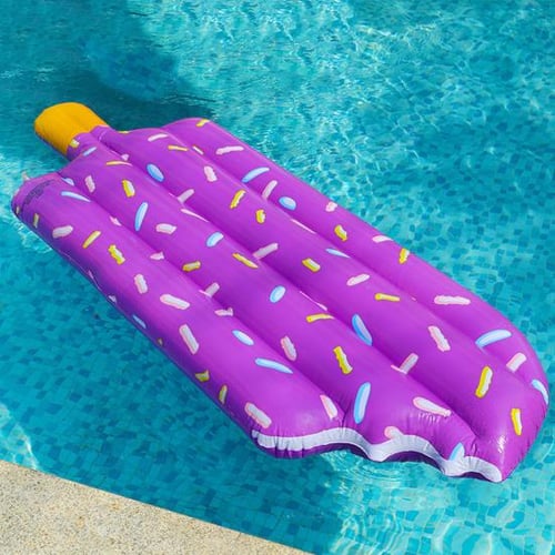 Ice Cream Popsicle Floating Bed EyeCatching Inflatable Easy to Inflate
