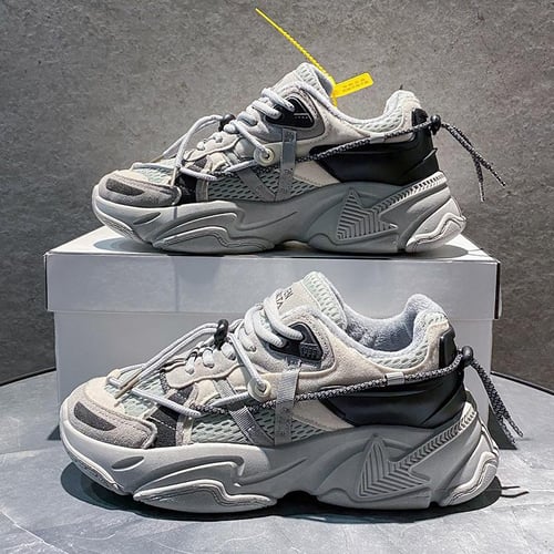 Online Celebrity Couple s Father s Shoes for Women Korean Version