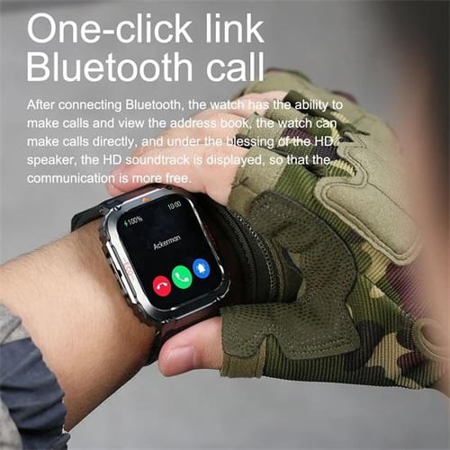 SACOSDING Smart Watch ET550 Men Women 1.92 inch Large Screen Blood
