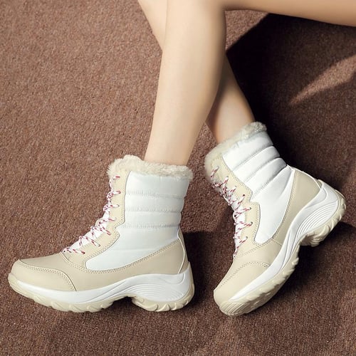 Womens snow boots size deals 4