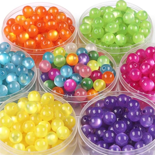 Resin beads for jewelry making shop