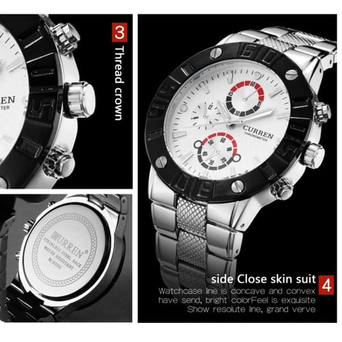 Fake curren watch hot sale