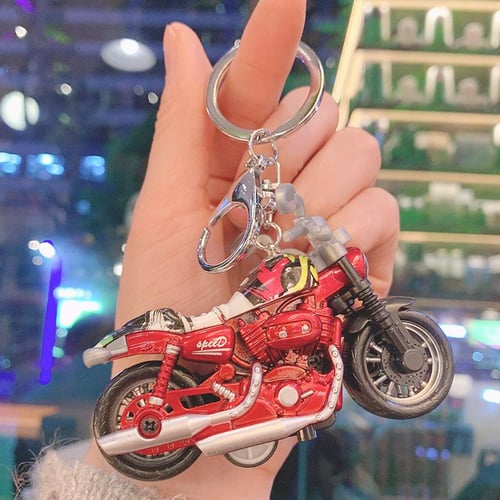 Personalized motorcycle keychain sale