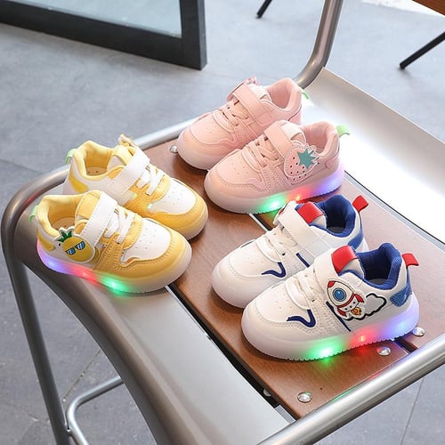 TWINFLAMES Baby Light Up Shoes Boys Board Shoes Girls Casual Shoes Toddler LED Flashing Shoes Baby Toddler Shoes buy TWINFLAMES Baby Light Up Shoes