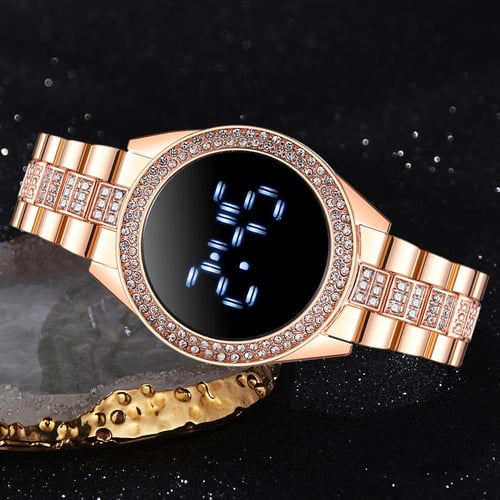 Diamond outlet digital watch