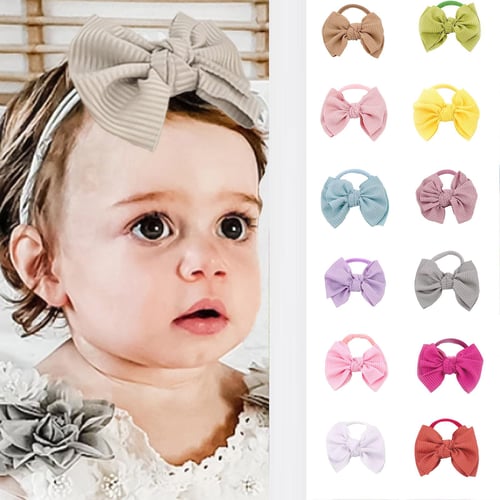 Baby Nylon Headbands Hairbands Hair Bow Elastics Hair Accessories