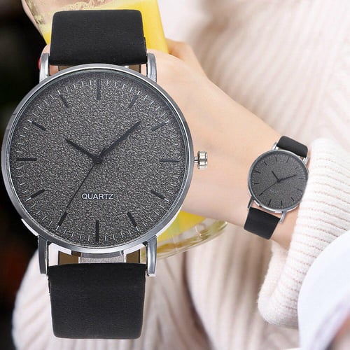 Fashion Mens Watch Quartz Alloy Ultra thin Shell Wristwatch Matte