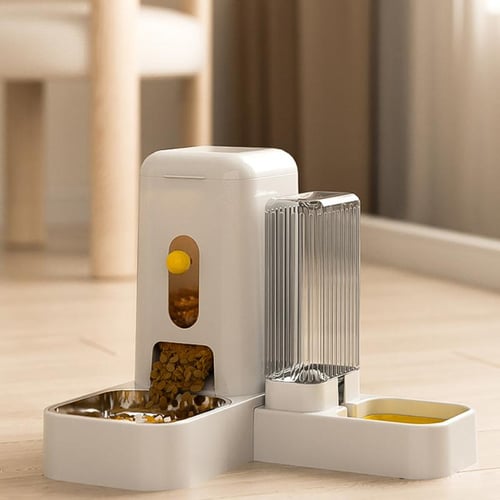 Automatic dog feeder and water dispenser top
