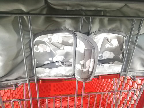 Baby Shopping Cart Cushion Kids 2 in 1 Baby High Chair