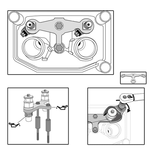 Fuel Injector Install & Remove Tool Replacement for BMW N20 N55