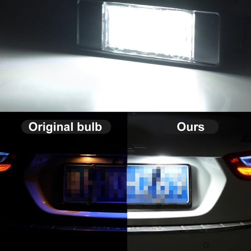 Peugeot 207 best sale number plate bulb