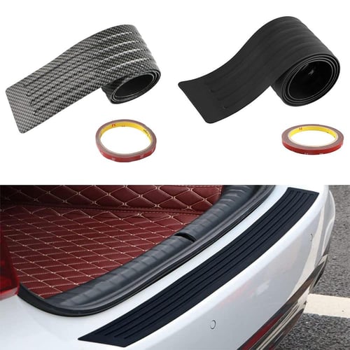 Carbon Fiber Universal Car Trunk Door Guard Strips Sill Plate Protector