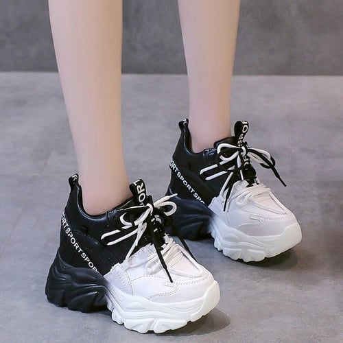 Chunky sales heel sneakers