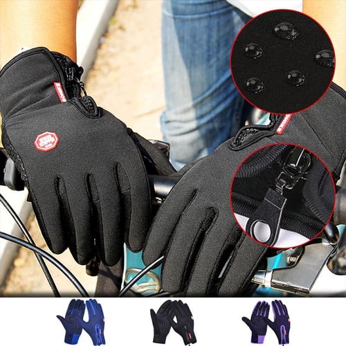 Unisex touchscreen winter thermal warm cycling bicycle bike deals ski outdoor camping hiking motorcycle gloves sports full finger