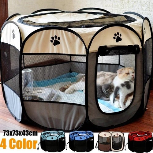 Foldable cat playpen cheap
