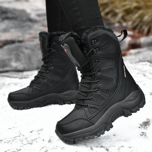 36 46 Winter Shoes Men s Outdoor Waterproof Snowproof and Velvet