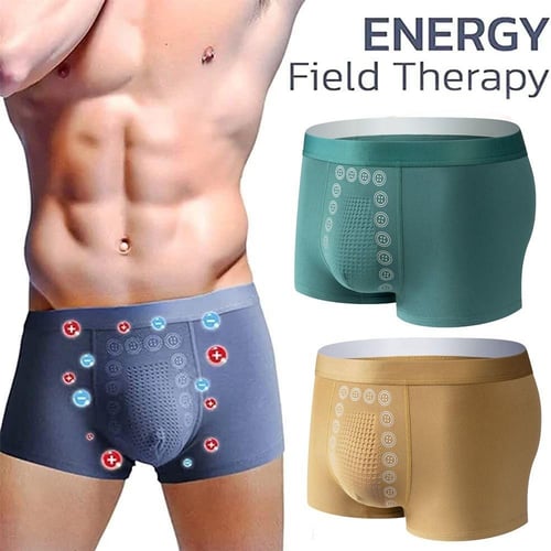 Hot Ice Silk Man Boxer Briefs Energetic Energy Field Therapy