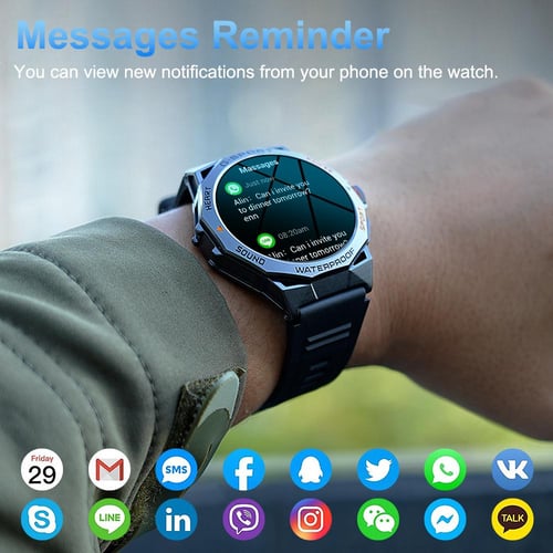 Waterproof discount smartwatch android