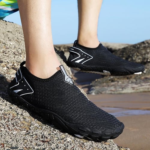 Water Shoes Men Women Swim Surf Shoes Beach Pool Shoes Wide Toe Hiking Aqua Shoes Quick Dry Slip on for Pool Beach Surf Water buy Water Shoes Men