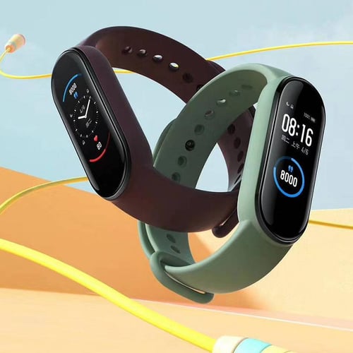 Mi band 5 automatic heart rate sale