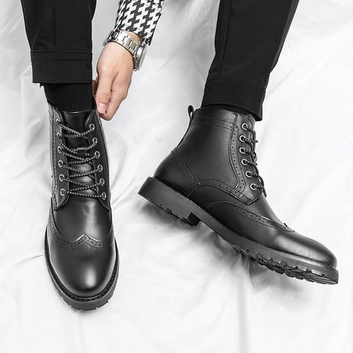 Wingtip motorcycle boots store