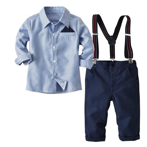 Suspender baby boy outfit store