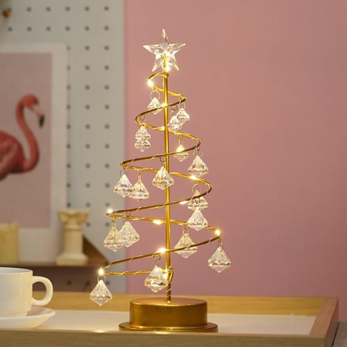 Christmas tree discount table lamp