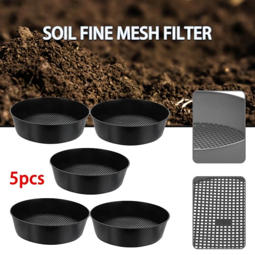 PDTO Garden Sifting Pan Round Potting Sieve Mesh Filter Soil Screen Gardening Tool buy PDTO