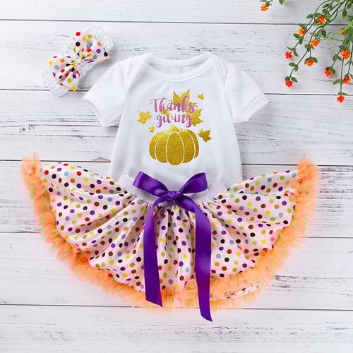 Infant baby clearance girl thanksgiving outfit