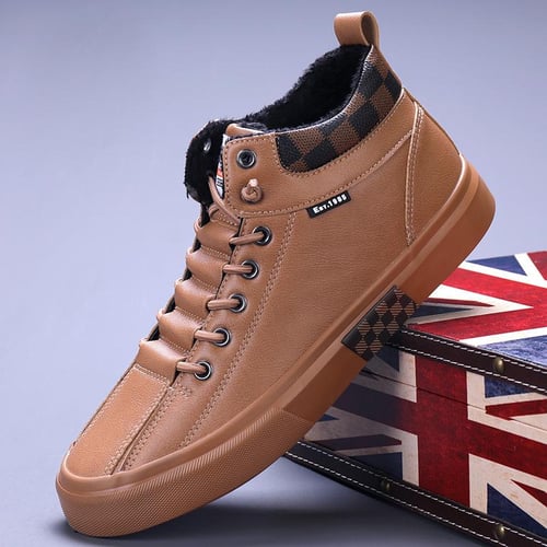 Fur lined canvas sneakers sales
