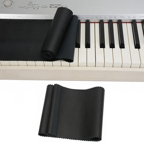 PU Leather Piano Keyboard Dust Cover for 88 Keys Upright Pianos / Grand