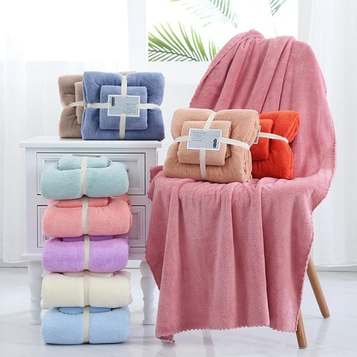 Thick face online towels