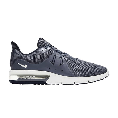 Nike Air Max Sequent 3 Men Sneakers Grey Obsidian Dark Sky Blue