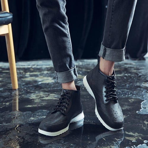 Lace up rain boots mens new arrivals