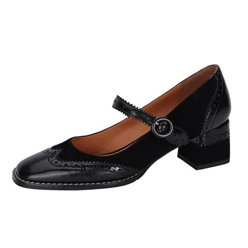 Mary jane brogue heels best sale
