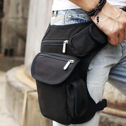 Multifunction Outdoor Cotton Sport Leg Bag Canvas Waist Bag Mone