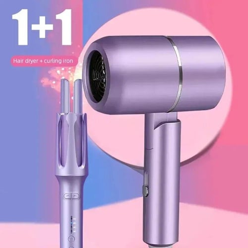 Hair dryer and curling iron set online