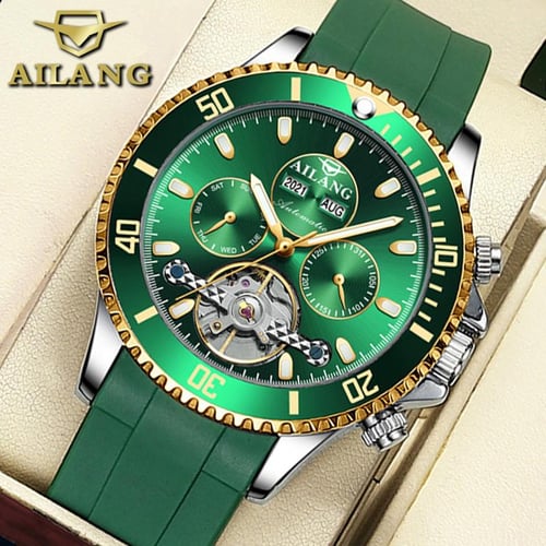 AILANG New Watch Multifunction Automatic Mechanical Watch Aqua