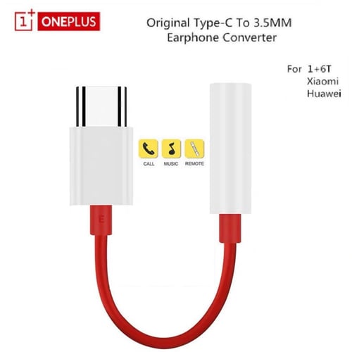 Oneplus 7t best sale aux adapter