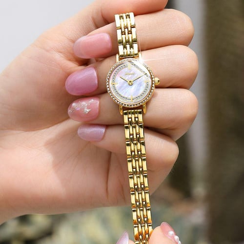 Small gold watch ladies shop