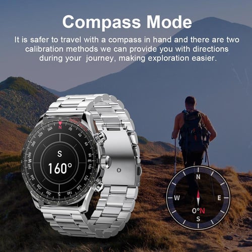 Waterproof compass watch sale